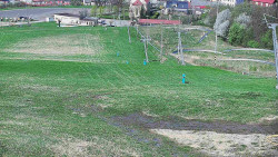 Horní část sjezdovky skiareálu Hlubočky