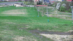 Horní část sjezdovky skiareálu Hlubočky