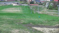 Horní část sjezdovky skiareálu Hlubočky