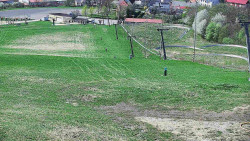 Horní část sjezdovky skiareálu Hlubočky