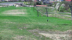 Horní část sjezdovky skiareálu Hlubočky