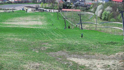 Horní část sjezdovky skiareálu Hlubočky