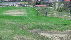 Horní část sjezdovky skiareálu Hlubočky