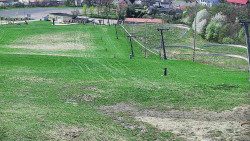 Horní část sjezdovky skiareálu Hlubočky