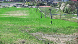 Horní část sjezdovky skiareálu Hlubočky