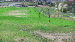 Horní část sjezdovky skiareálu Hlubočky