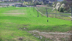 Horní část sjezdovky skiareálu Hlubočky