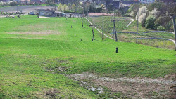 Horní část sjezdovky skiareálu Hlubočky