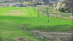 Horní část sjezdovky skiareálu Hlubočky