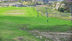 Horní část sjezdovky skiareálu Hlubočky