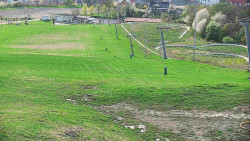 Horní část sjezdovky skiareálu Hlubočky