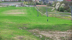 Horní část sjezdovky skiareálu Hlubočky