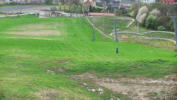 Horní část sjezdovky skiareálu Hlubočky