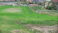 Horní část sjezdovky skiareálu Hlubočky