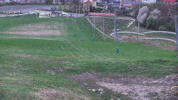 Horní část sjezdovky skiareálu Hlubočky