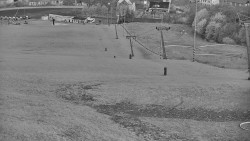 Horní část sjezdovky skiareálu Hlubočky