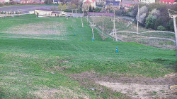 Horní část sjezdovky skiareálu Hlubočky