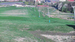 Horní část sjezdovky skiareálu Hlubočky