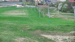 Horní část sjezdovky skiareálu Hlubočky