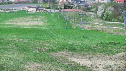 Horní část sjezdovky skiareálu Hlubočky