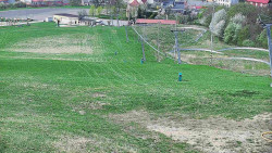 Horní část sjezdovky skiareálu Hlubočky