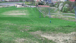 Horní část sjezdovky skiareálu Hlubočky