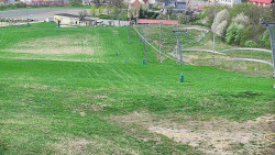 Horní část sjezdovky skiareálu Hlubočky