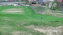 Horní část sjezdovky skiareálu Hlubočky