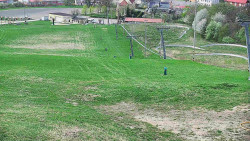 Horní část sjezdovky skiareálu Hlubočky