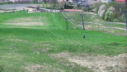 Horní část sjezdovky skiareálu Hlubočky