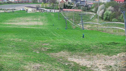 Horní část sjezdovky skiareálu Hlubočky