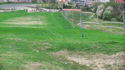 Horní část sjezdovky skiareálu Hlubočky