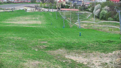 Horní část sjezdovky skiareálu Hlubočky