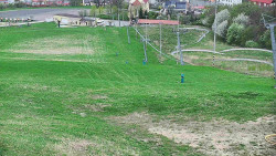 Horní část sjezdovky skiareálu Hlubočky