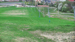 Horní část sjezdovky skiareálu Hlubočky