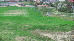 Horní část sjezdovky skiareálu Hlubočky