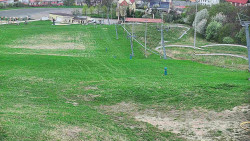 Horní část sjezdovky skiareálu Hlubočky