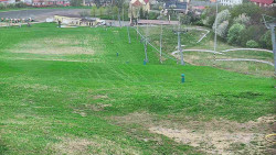 Horní část sjezdovky skiareálu Hlubočky