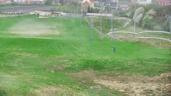 Horní část sjezdovky skiareálu Hlubočky