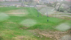 Horní část sjezdovky skiareálu Hlubočky