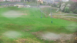 Horní část sjezdovky skiareálu Hlubočky