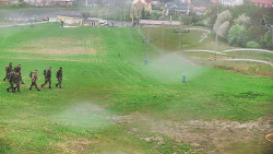 Horní část sjezdovky skiareálu Hlubočky