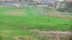 Horní část sjezdovky skiareálu Hlubočky