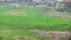 Horní část sjezdovky skiareálu Hlubočky