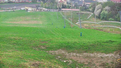 Horní část sjezdovky skiareálu Hlubočky