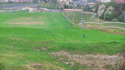 Horní část sjezdovky skiareálu Hlubočky