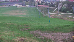 Horní část sjezdovky skiareálu Hlubočky