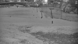 Horní část sjezdovky skiareálu Hlubočky