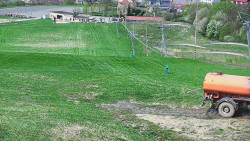 Horní část sjezdovky skiareálu Hlubočky