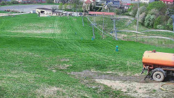 Horní část sjezdovky skiareálu Hlubočky